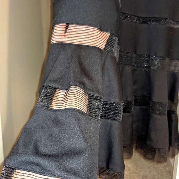 SALE! Tadashi Shoji Black Evening Gown - Picture 8 of 8